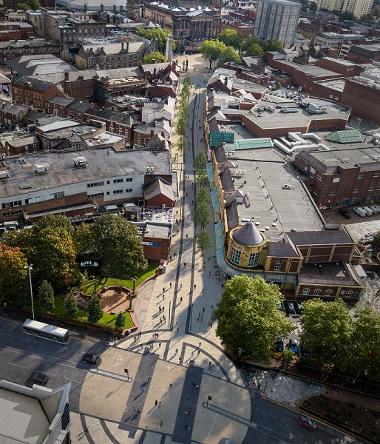 Proposed LUF funded improvement works to Friargate South