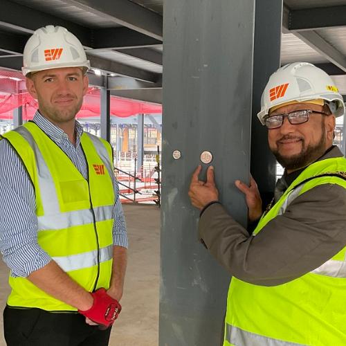 Mike Costello Quantity Surveyor, Eric Wright Construction Matt Friedmann Project Manager, Eric Wright Construction Cllr Yakub Patel Mayor of Preston  Nick Hague Project Director, Maple Grove Developments