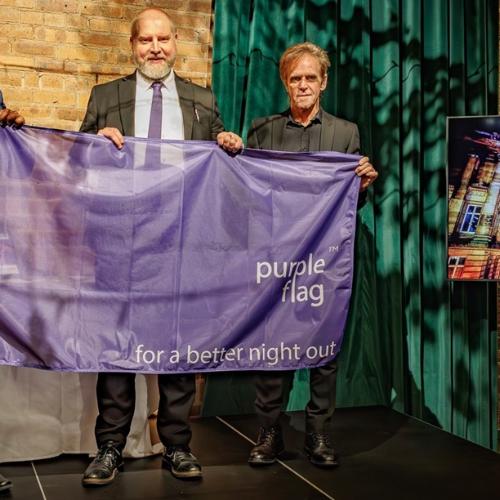 Flying the purple flag