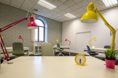 Work space at BizSpace Preston
