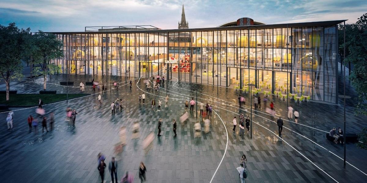 Engineering Innovation Centre building and square Engineering Innovation Centre building and square